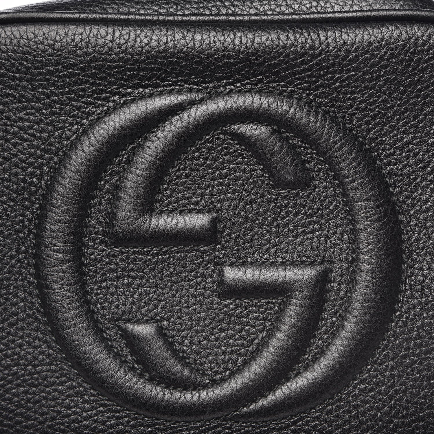 Gucci Pebbled Calfskin Small Soho Disco Bag Black 8 of 10