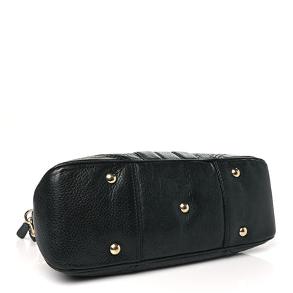 Gucci Guccissima Medium Cathrine Dome Satchel Black 4 of 14