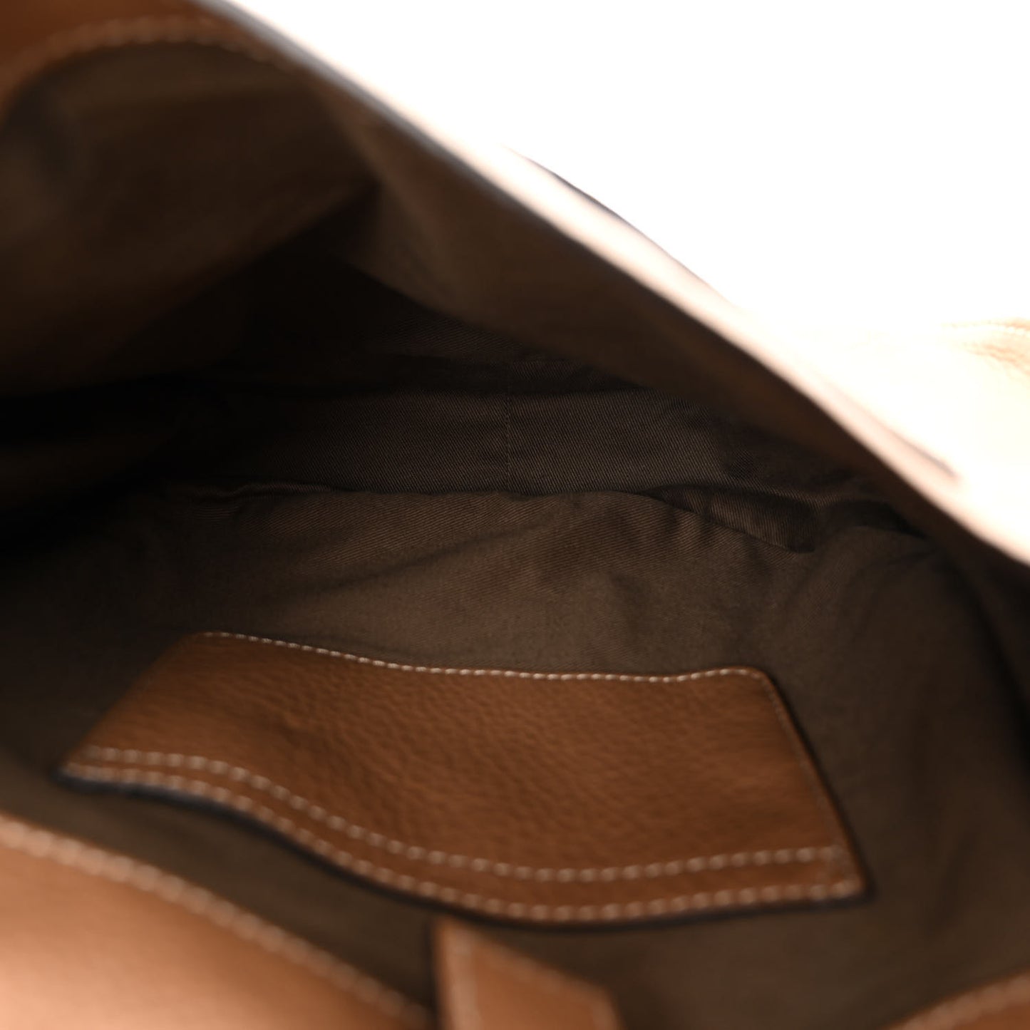 Calfskin Medium Marcie Round Crossbody Bag Nut