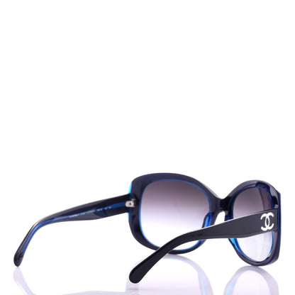 Chanel CC Sunglasses 5183 Blue 3 of 8