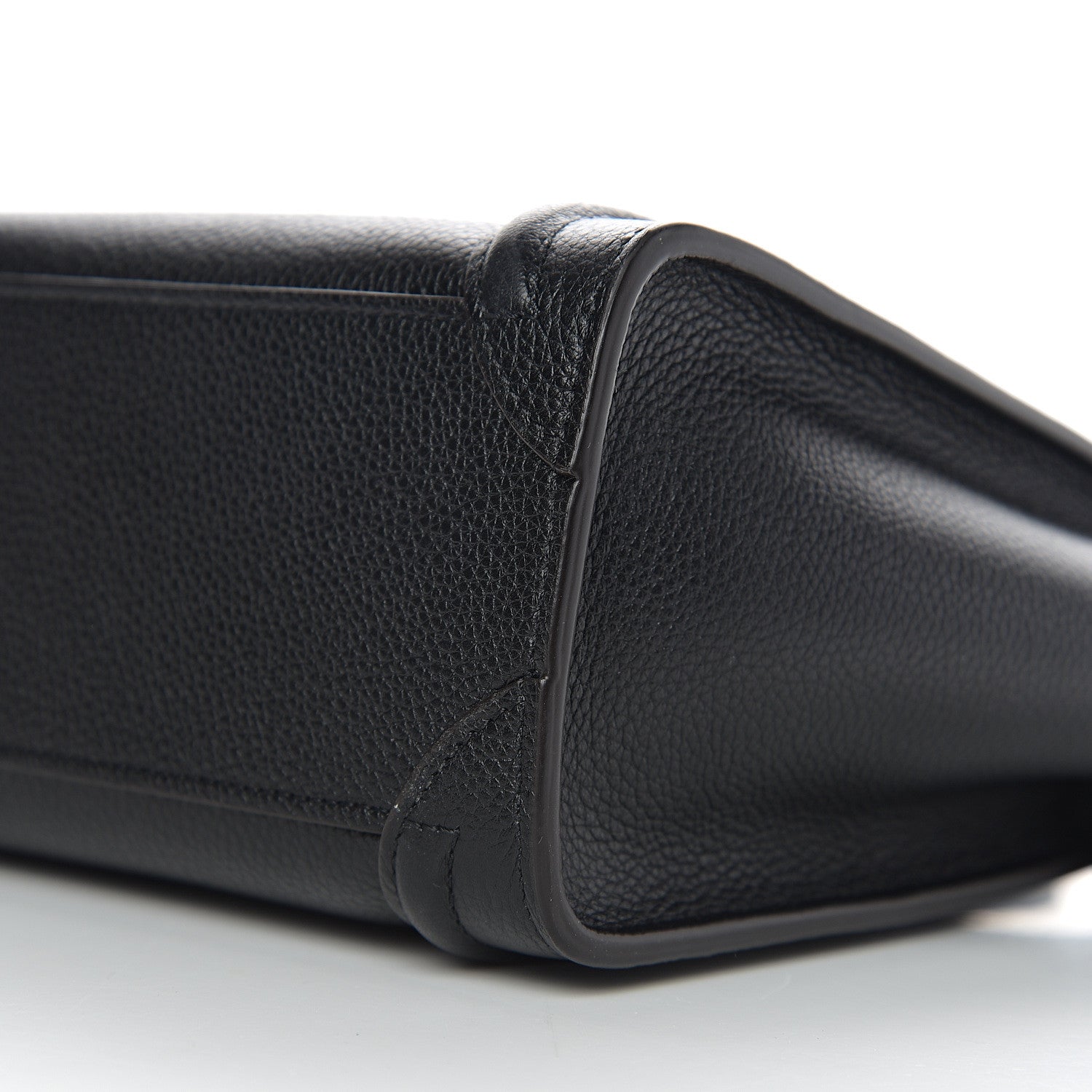 Celine Drummed Calfskin Nano Luggage Black 8 of 8