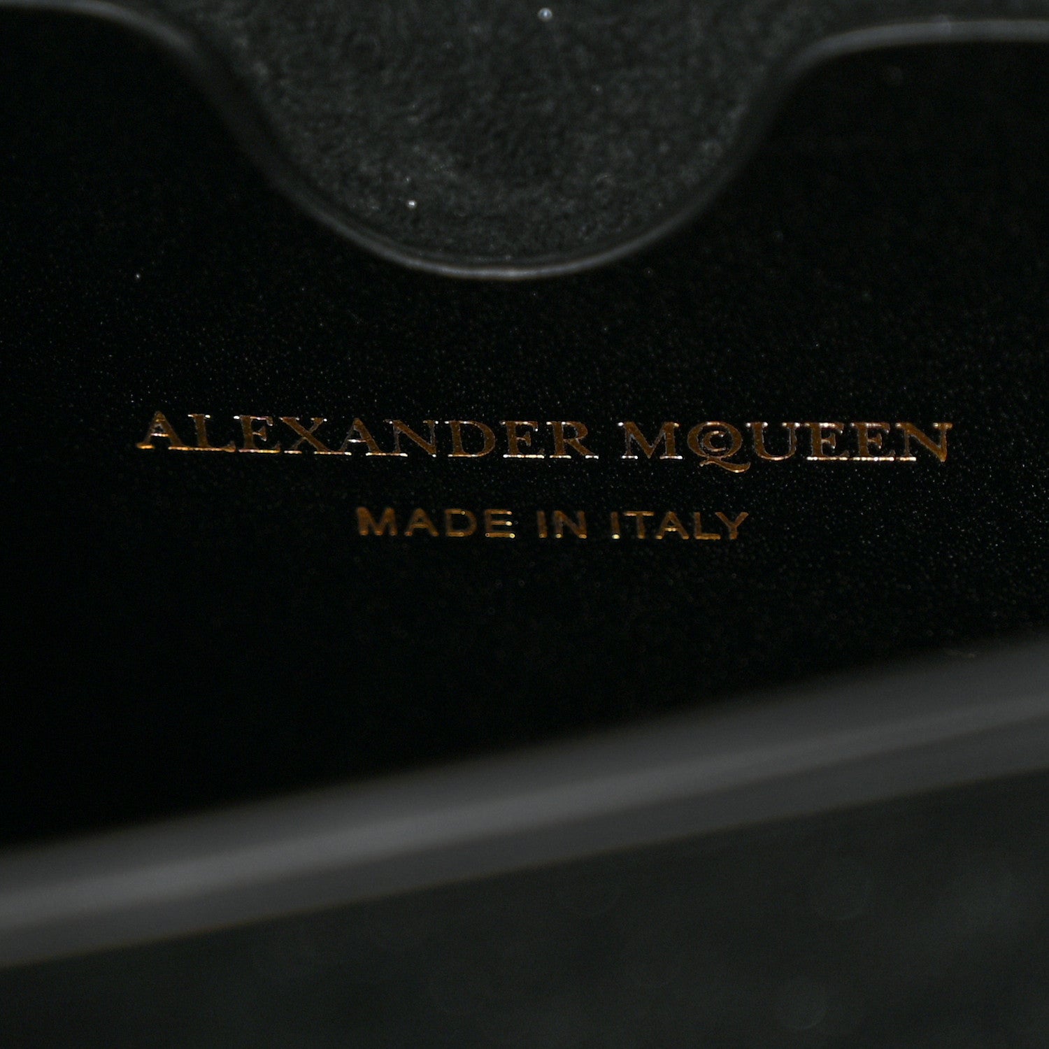 Alexander McQueen Calfskin Knuckle Crossbody Black 7 of 12