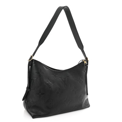 Louis Vuitton Empreinte Monogram Giant CarryAll MM Black 4 of 10