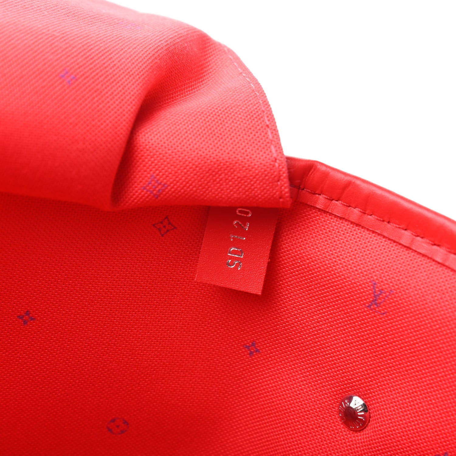 Louis Vuitton Monogram Escale Neverfull MM Rouge 7 of 10