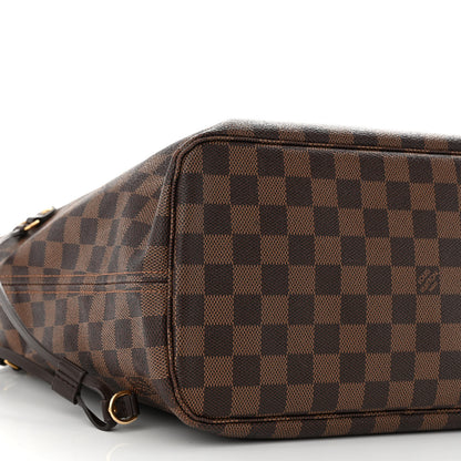 Louis Vuitton Damier Ebene Neo Neverfull MM Rose Ballerine 10 of 12