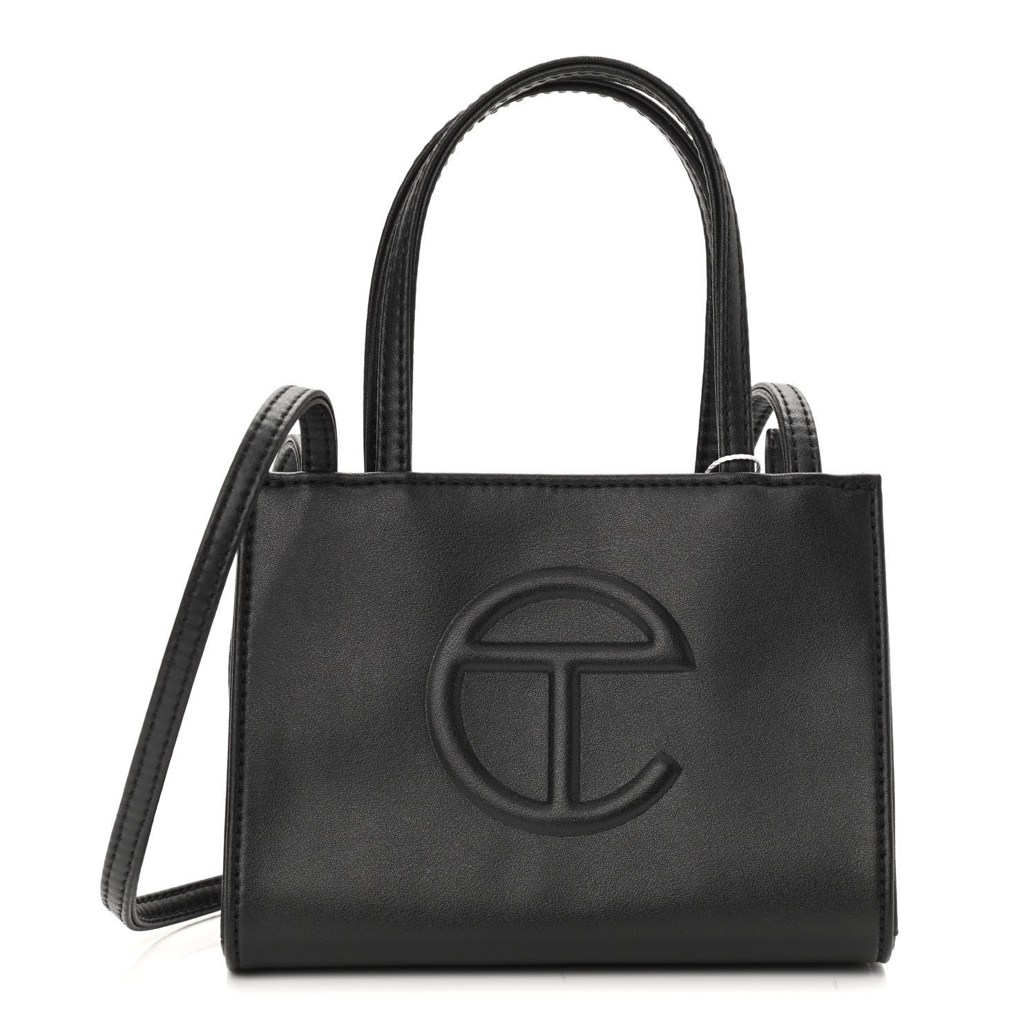 Telfar Vegan Leather Small Shopping Bag Black 1 of 10