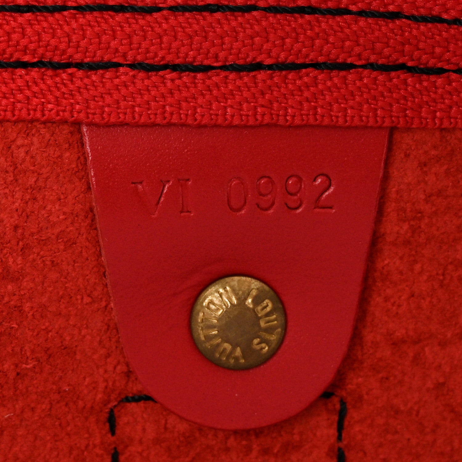 Louis Vuitton Epi Keepall 50 Castillan Red 7 of 12