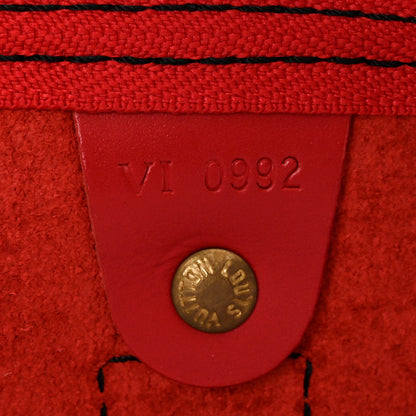 Louis Vuitton Epi Keepall 50 Castillan Red 7 of 12