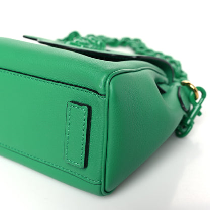 Versace Grained Calfskin Small La Medusa Top Handle Bag Turquoise 9 of 9