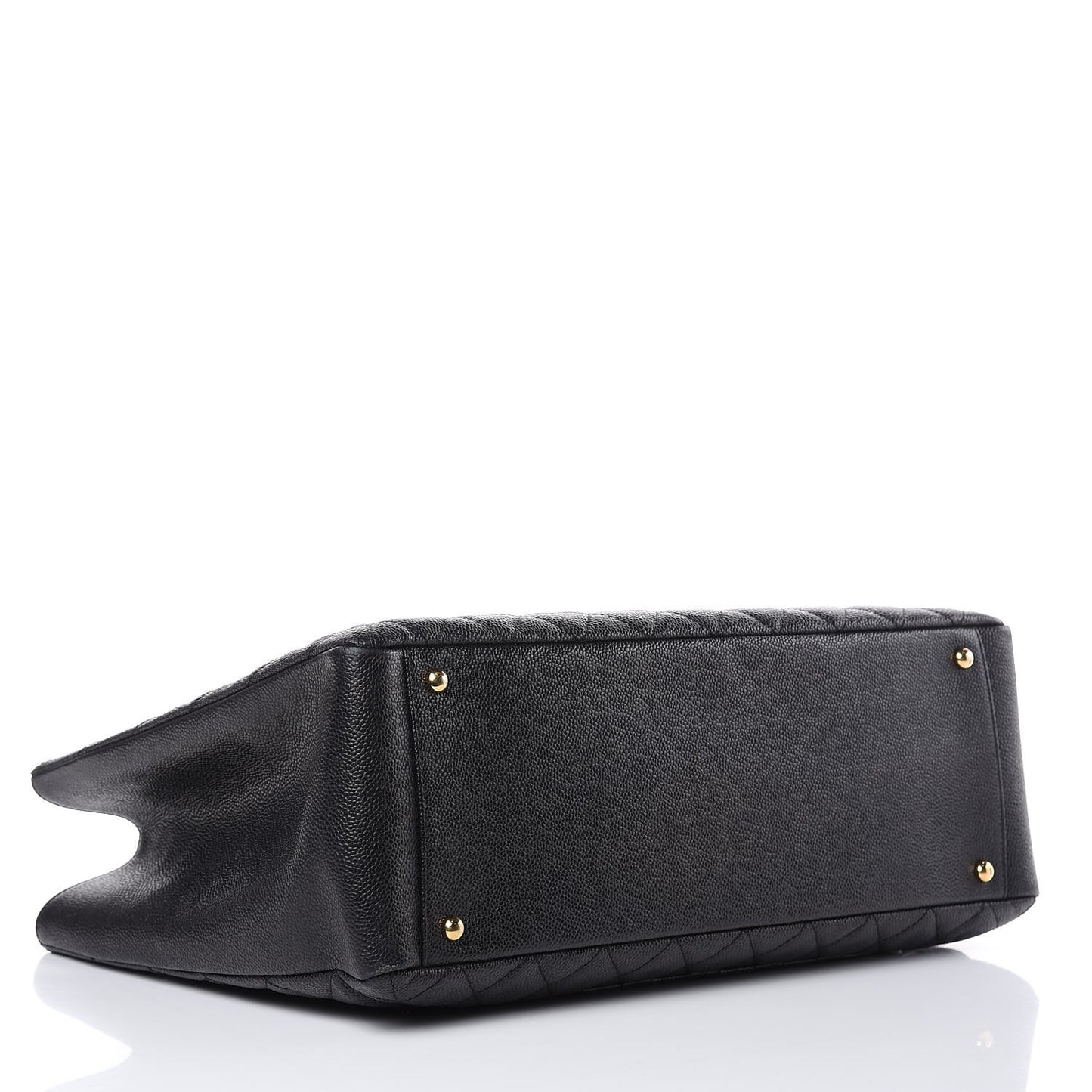 Caviar Quilted XL Grand Shopping Tote GST Black
