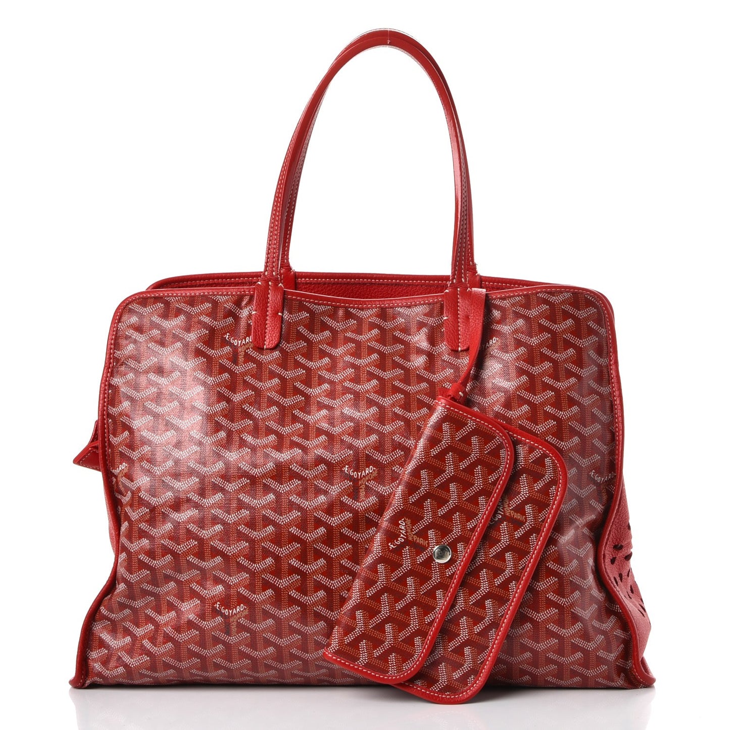 Goyardine Sac Hardy Pet Carrier PM Red