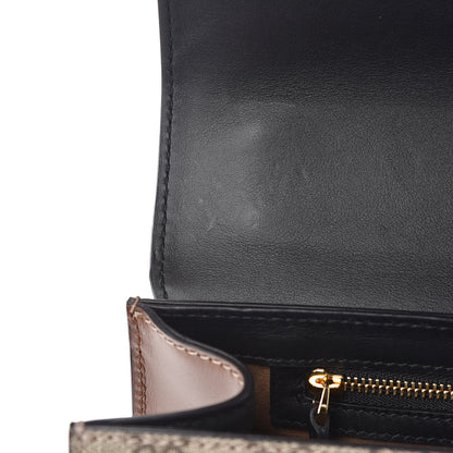 Gucci GG Supreme Monogram Calfskin Medium Padlock Shoulder Bag Beige Black Cuir 8 of 11
