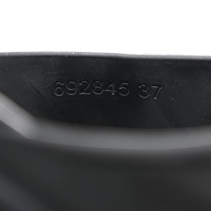 Gucci Soft Rubber Womens Interlocking G Platform 42mm Slide Sandals 37 Black 7 of 9