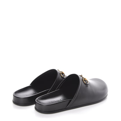 Gucci Calfskin Mens Horsebit River Slippers 8 Black 4 of 8