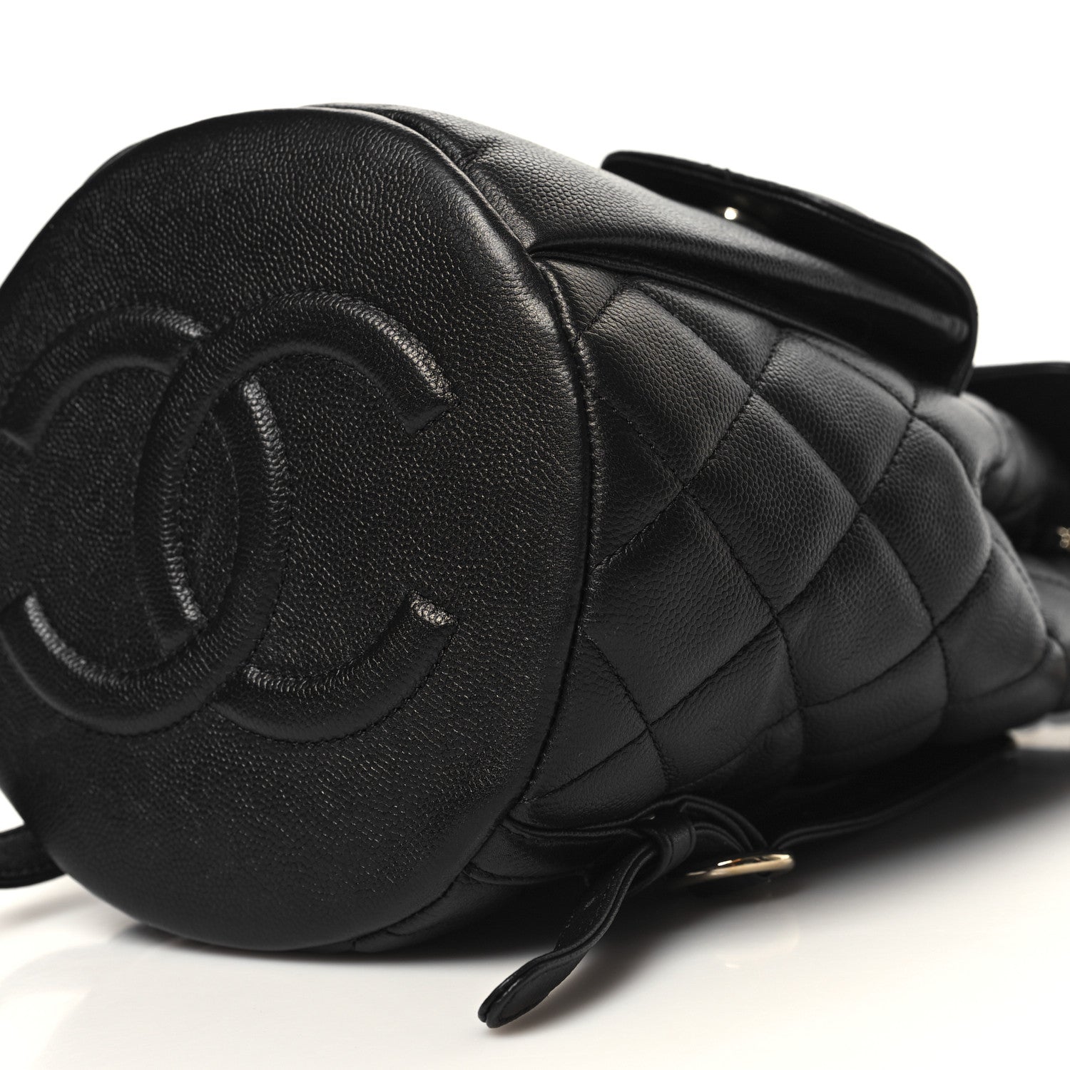 Chanel Caviar Quilted Pockets Backpack Black 10 of 10