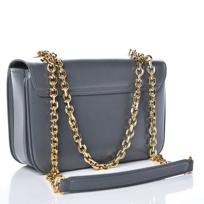 Celine Shiny Calfskin Medium C Bag Medium Grey 3 of 8