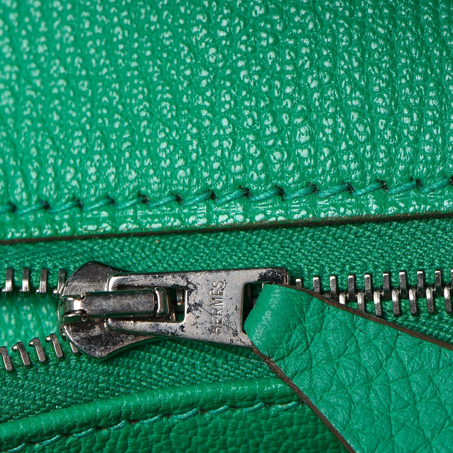 Hermes Taurillon Clemence Birkin 35 Menthe 33 of 36