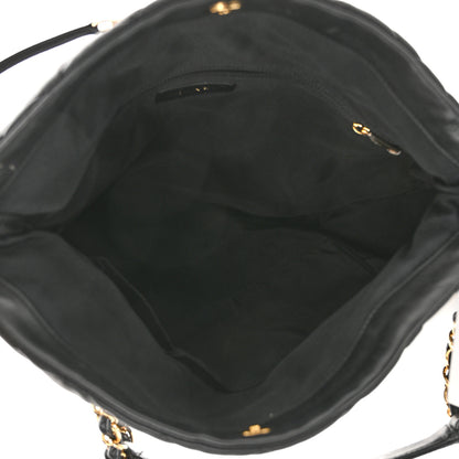 Chanel Calfskin Quilted Large Chain Me Hobo Black 5 of 12