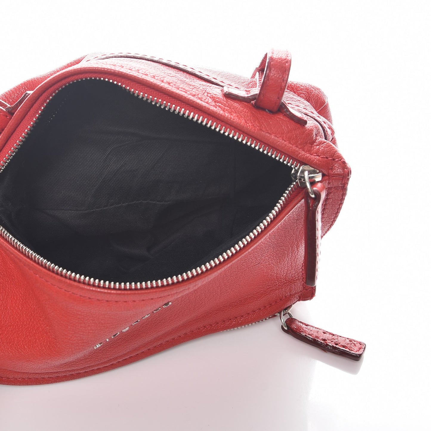 Sugar Goatskin Mini Pandora Red