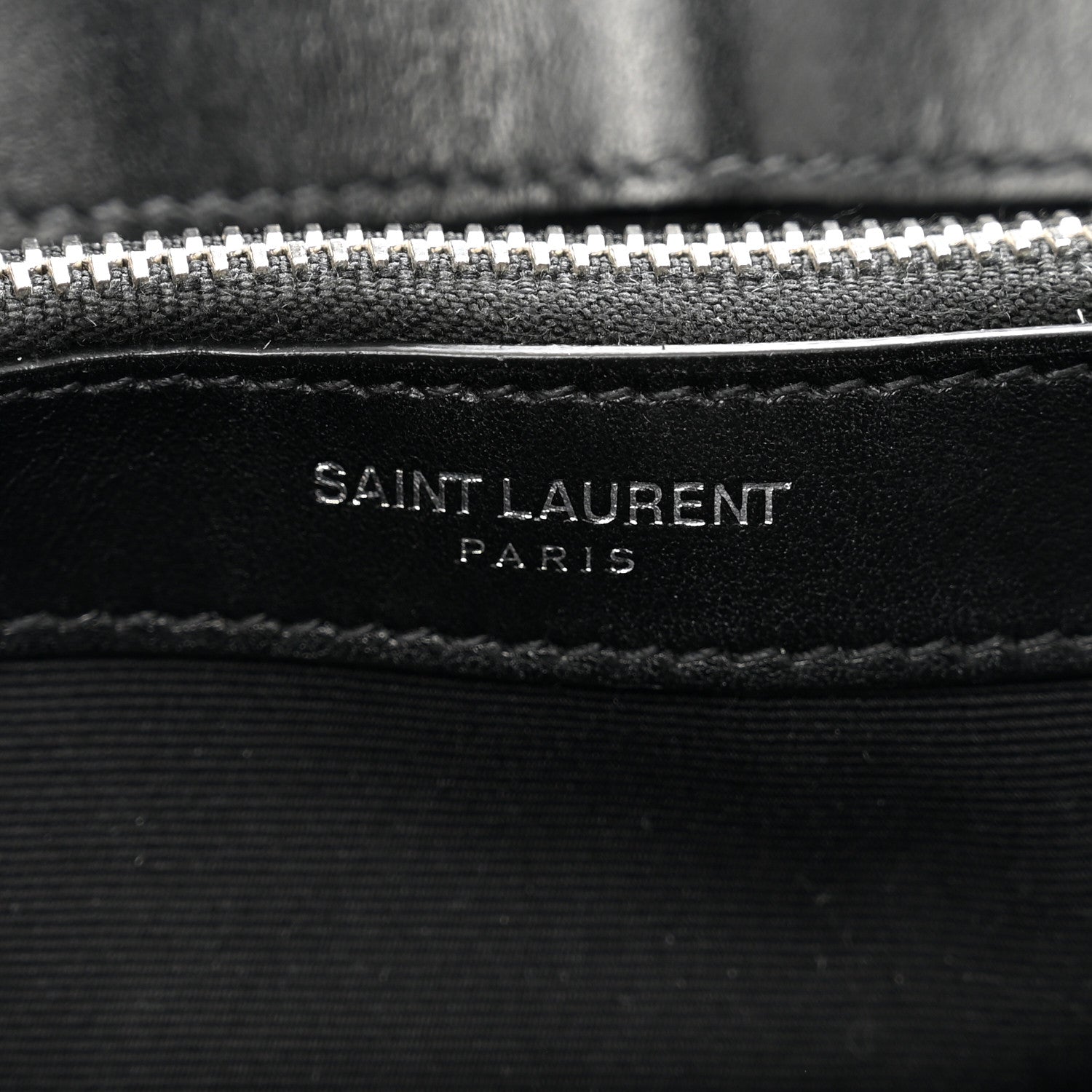 Saint Laurent Calfskin Y Quilted Monogram Medium Loulou Chain Satchel Black 9 of 12