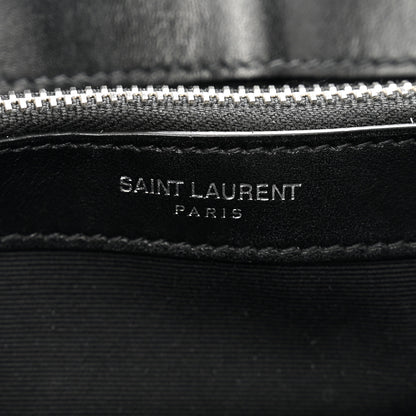 Saint Laurent Calfskin Y Quilted Monogram Medium Loulou Chain Satchel Black 9 of 12