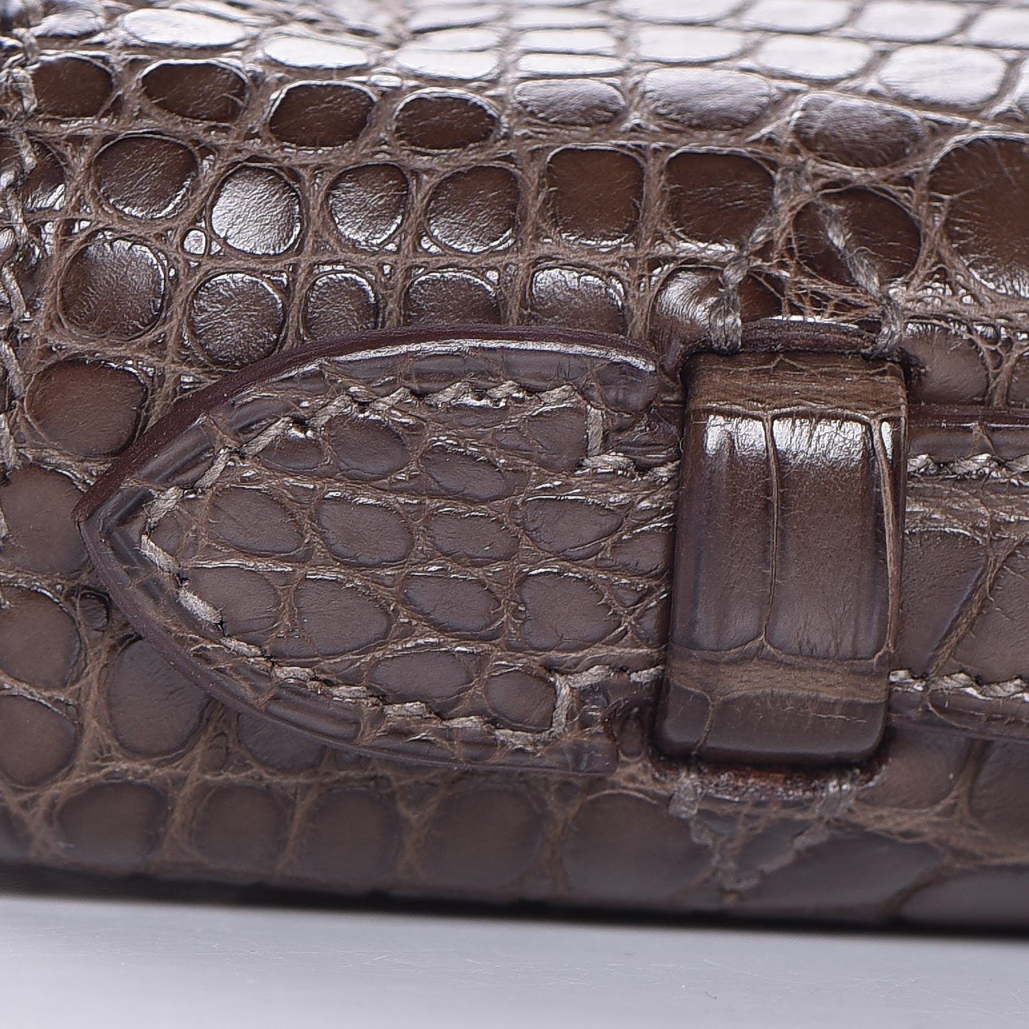 Hermes Matte Alligator Kelly Pochette Ebene 24 of 25
