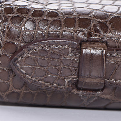 Hermes Matte Alligator Kelly Pochette Ebene 24 of 25