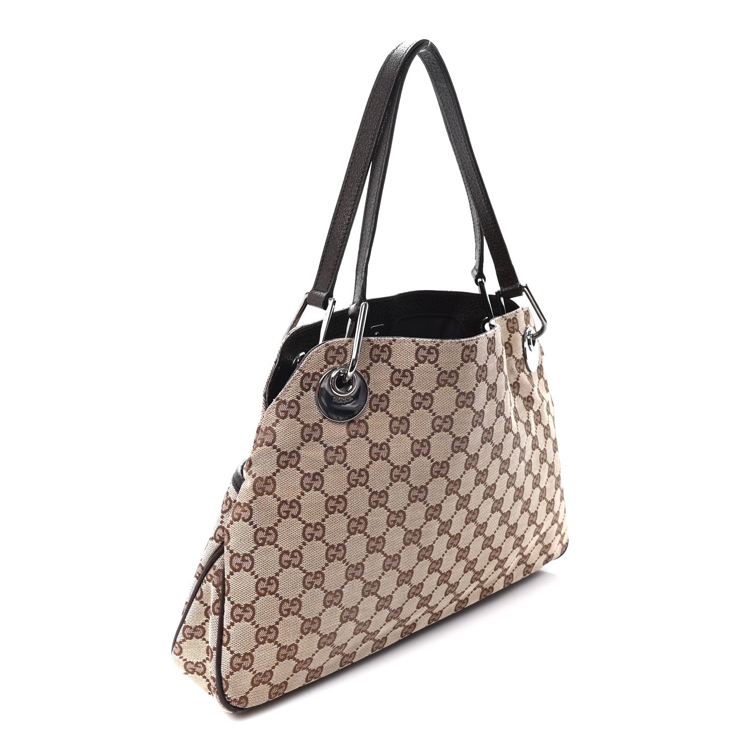 Gucci Monogram Medium Eclipse Shoulder Bag Dark Brown 3 of 10