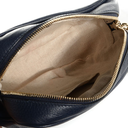 Gucci Pebbled Calfskin Small Soho Disco Bag Blue 5 of 8