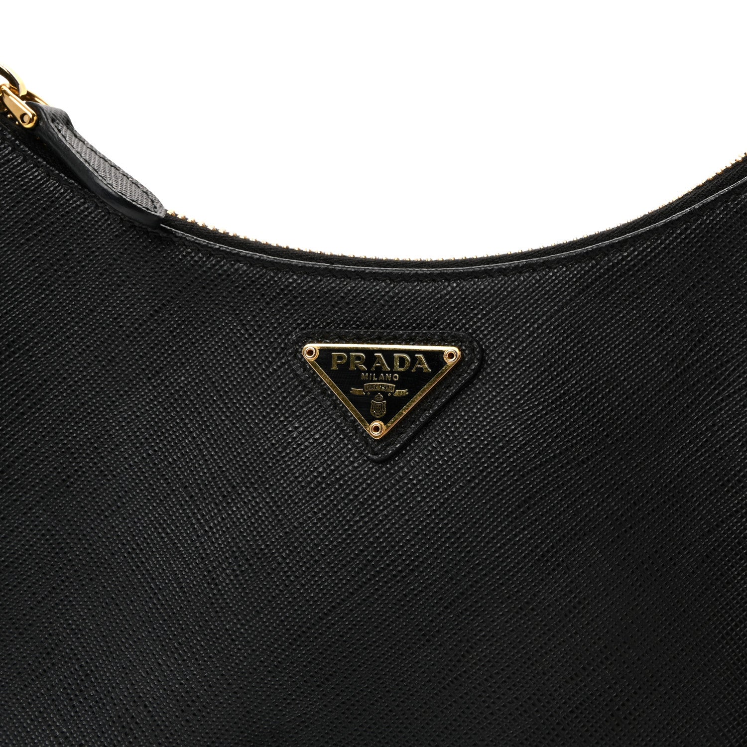 Prada Saffiano Lux Re-Edition 2005 Shoulder Bag Black 7 of 9