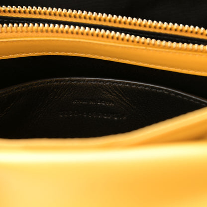 Saint Laurent Calfskin Y Quilted Monogram Small Loulou Chain Satchel Sunflower 8 of 9