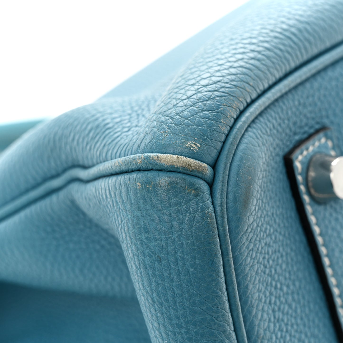Taurillon Clemence BIRKIN 35 Blue Jean