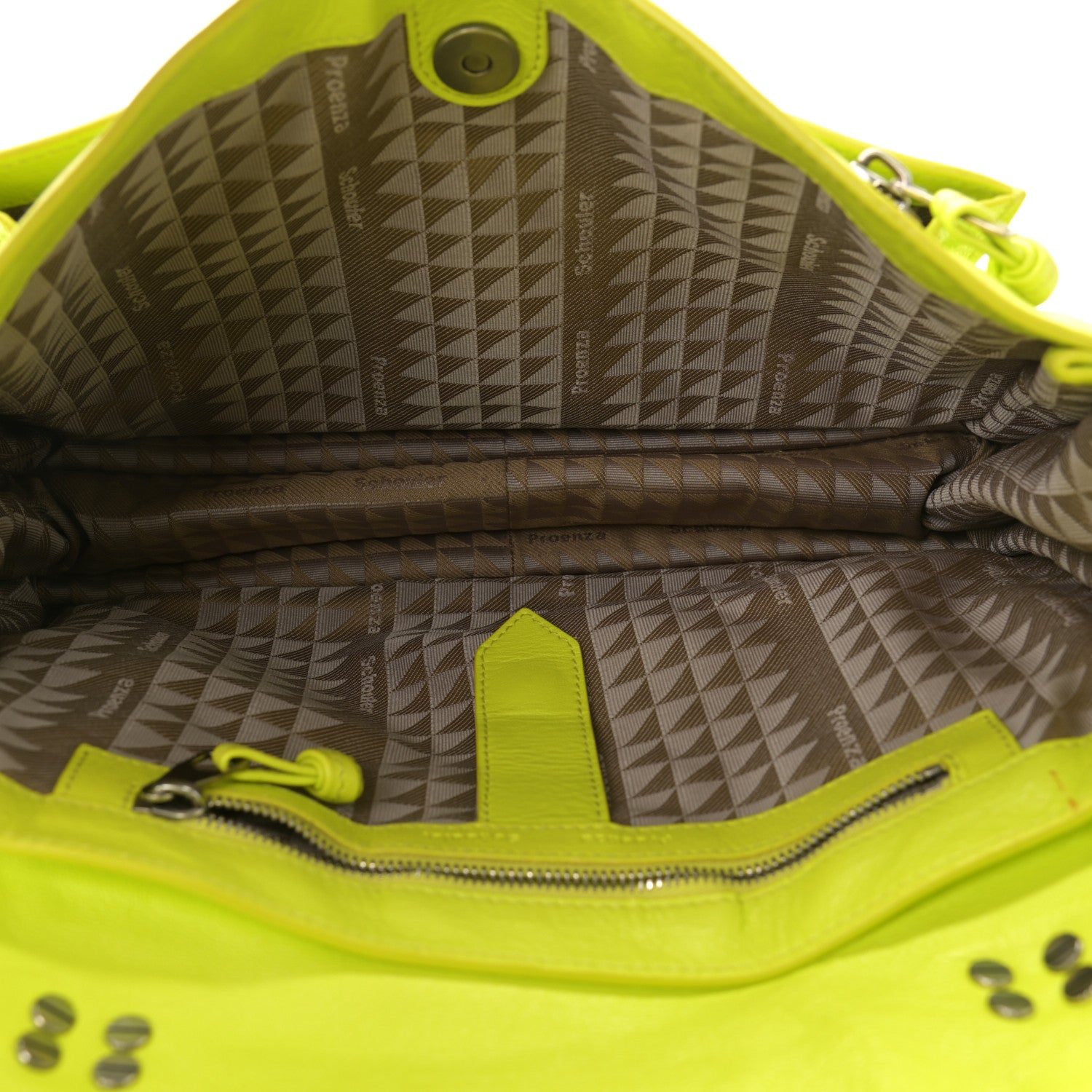 Proenza Schouler Lambskin Medium PS1 Satchel Sulfur 5 of 18