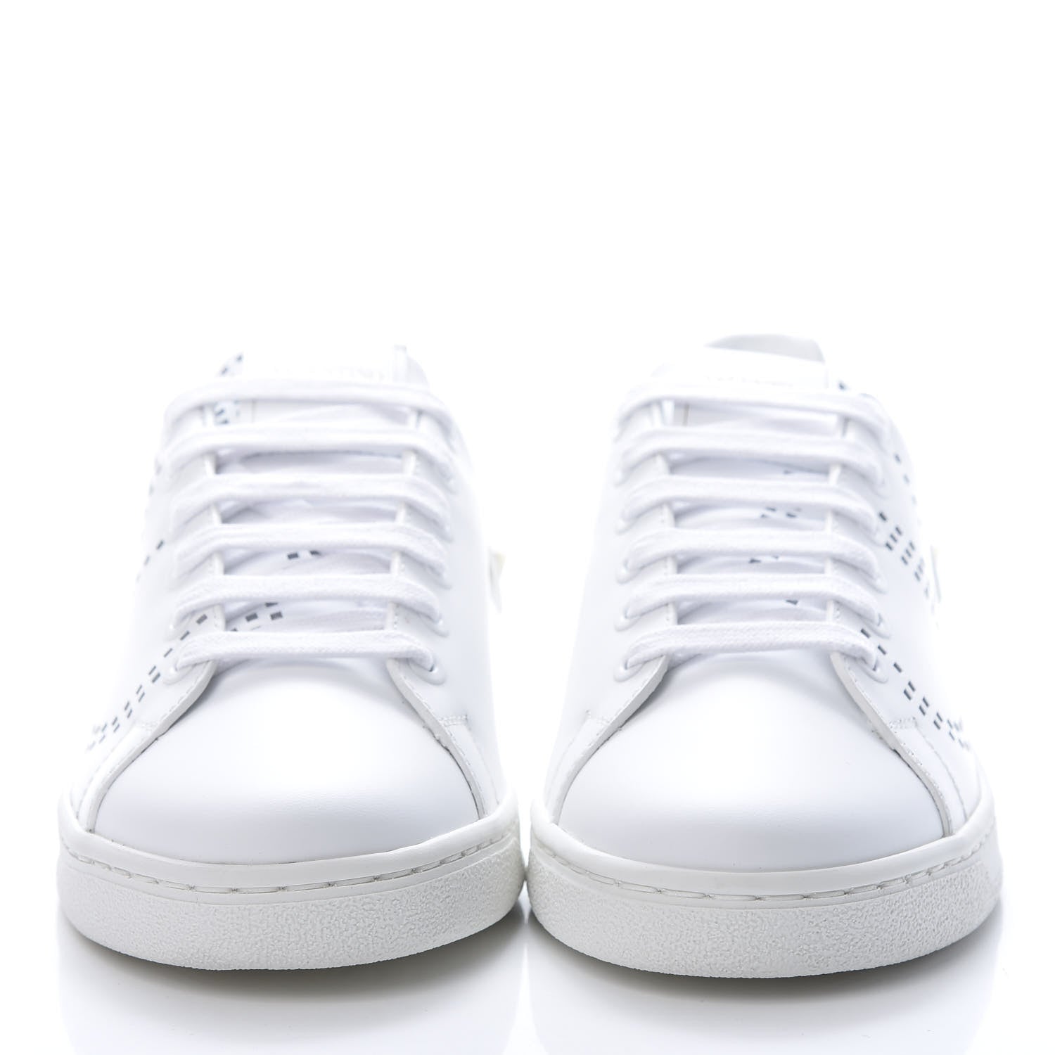 Valentino Garavani Calfskin Womens Backnet Sneakers 35.5 White 2 of 9