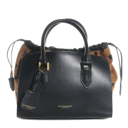 Burberry Prorsum Leather Calf Hair Dinton Small Satchel Black 1 of 12
