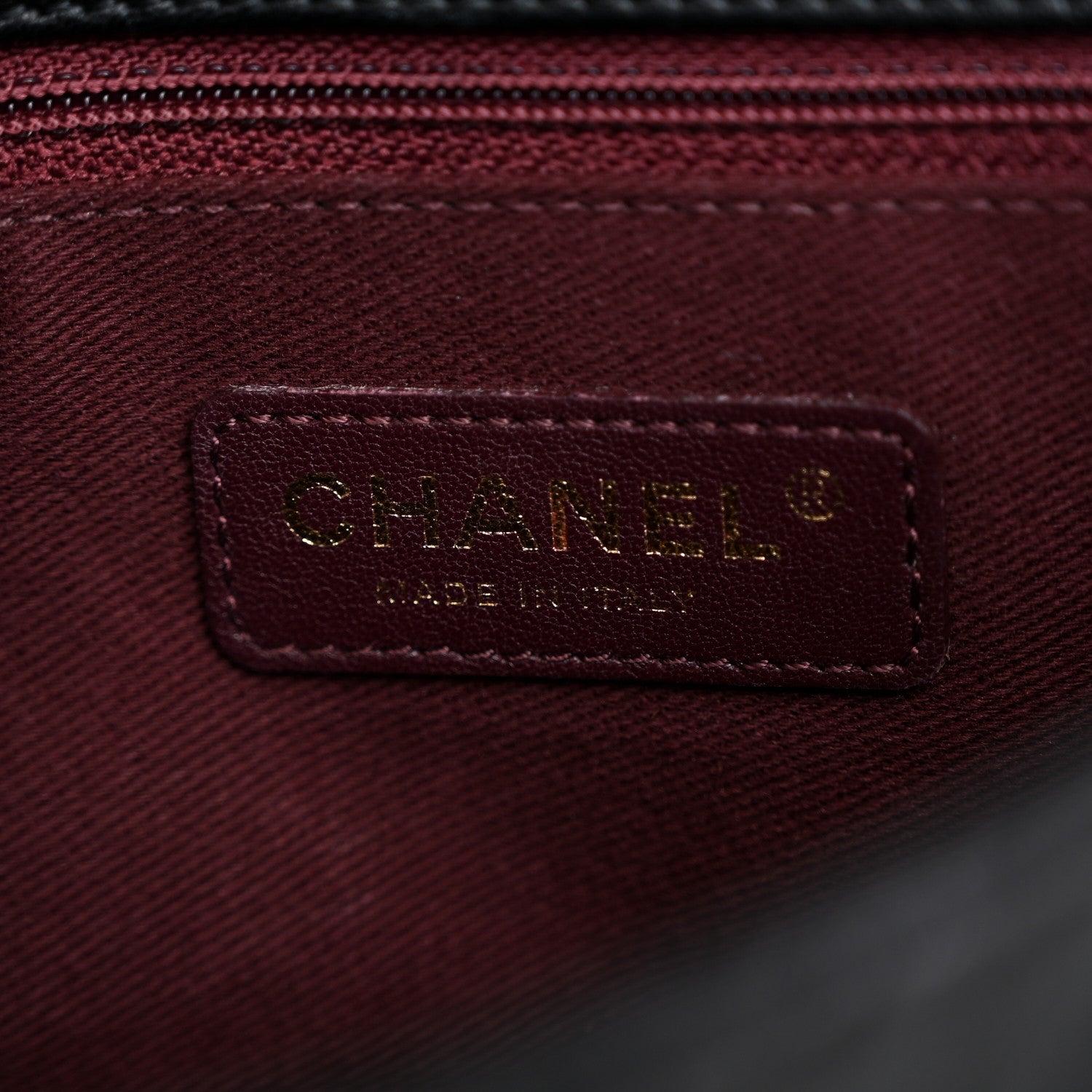 Chanel Calfskin Surpique Chevron Small Flap Black 7 of 10