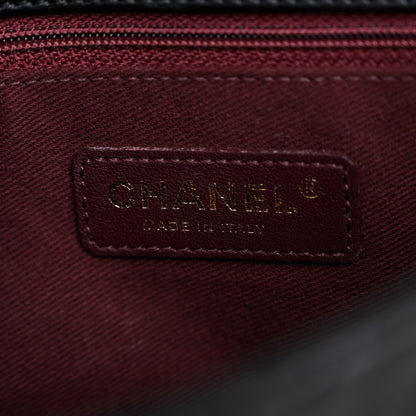 Chanel Calfskin Surpique Chevron Small Flap Black 7 of 10