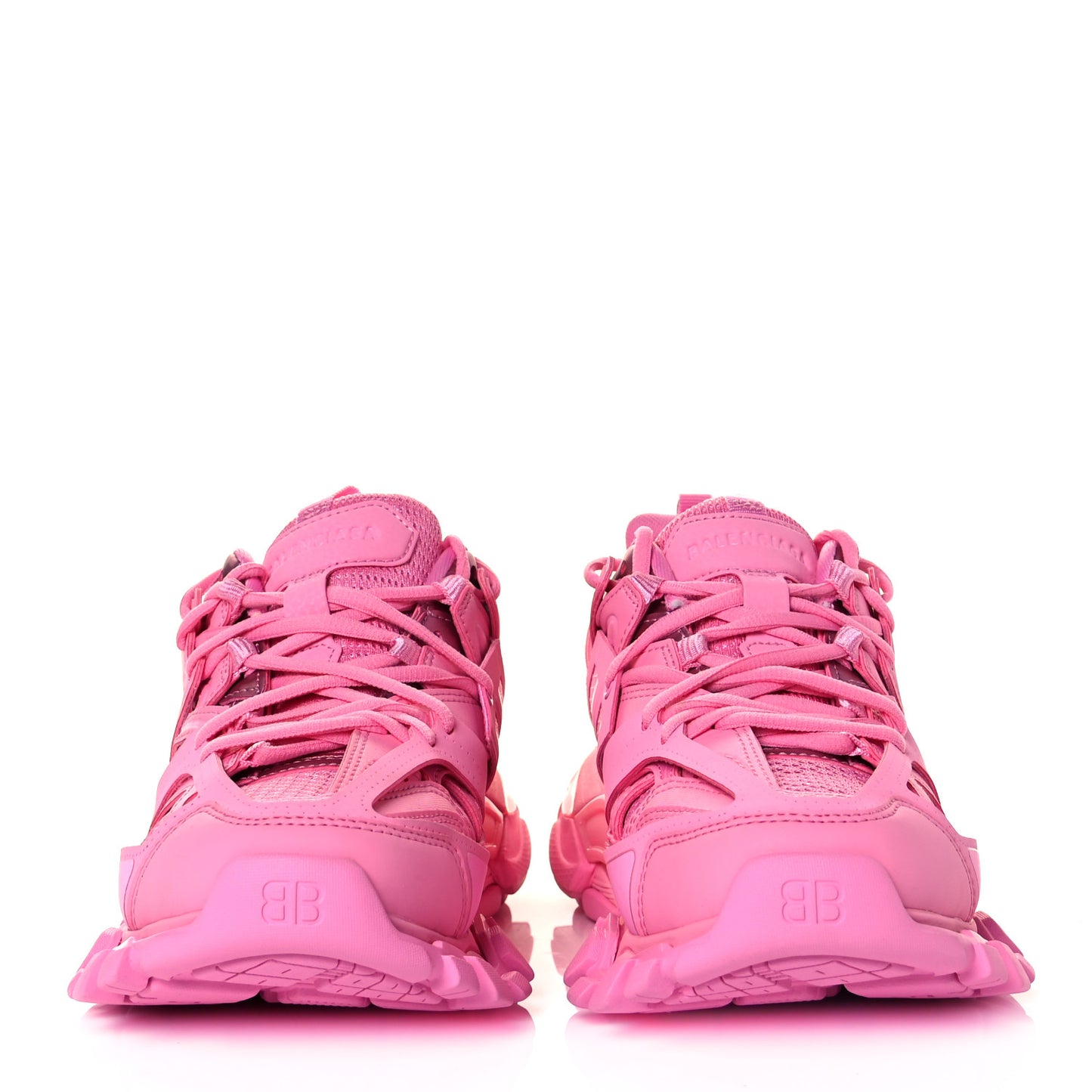 Mesh Nylon Womens Track Sneakers 38 Pink