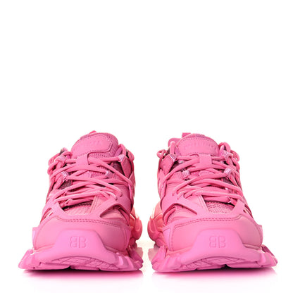 Balenciaga Mesh Nylon Womens Track Sneakers 38 Pink 2 of 9