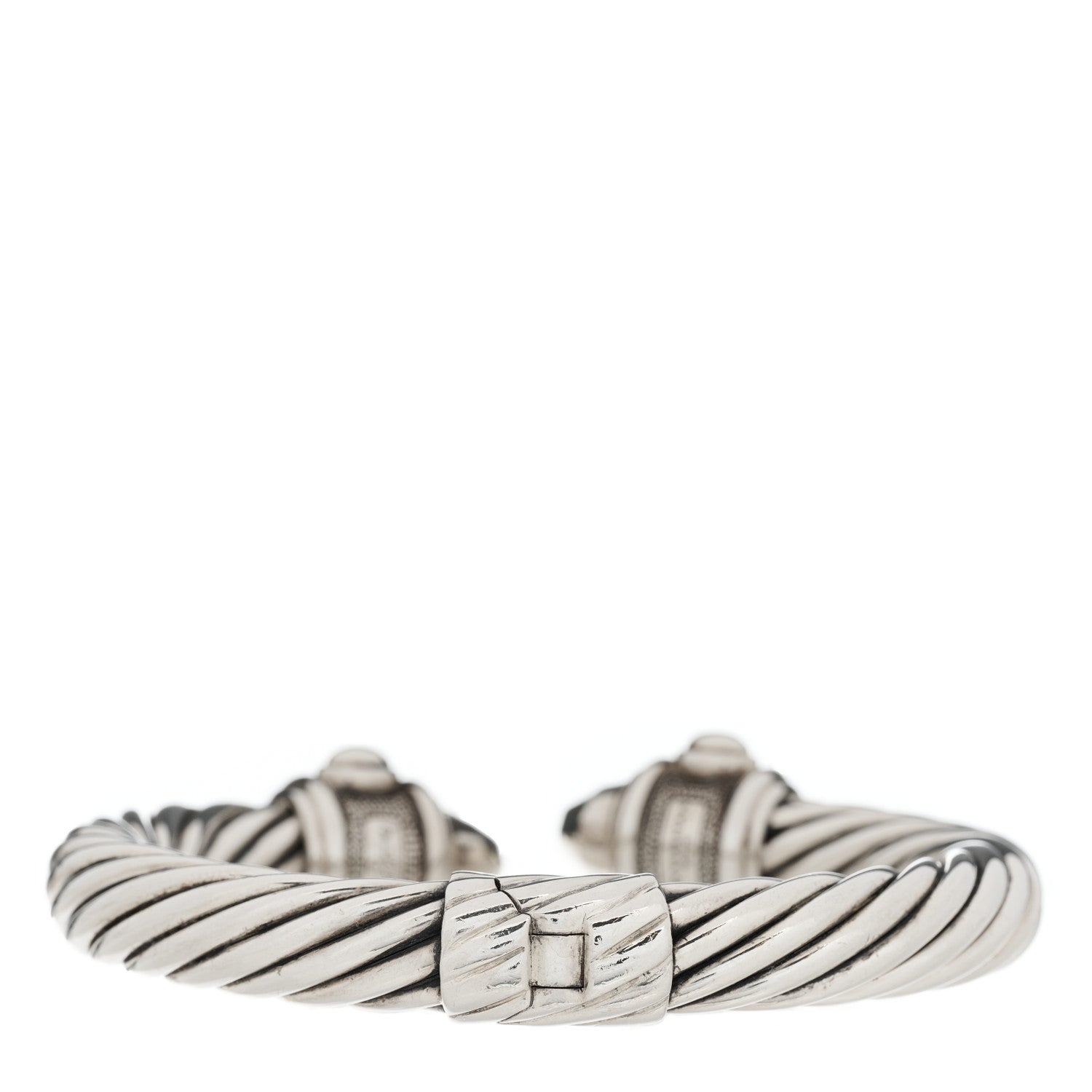 David Yurman Sterling Silver 10mm Renaissance Cable Bracelet 2 of 4