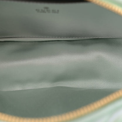 Gucci Iridescent Nappa Chevron Matelasse Small GG Marmont Chain Shoulder Bag Iridescent Salvy Green 5 of 11