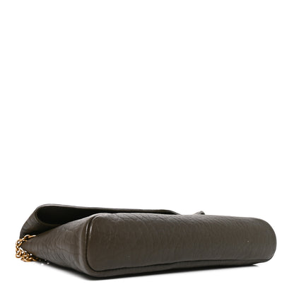 Saint Laurent Grained Lambskin Small Cassandre Chain Pouch Light Musk 4 of 10