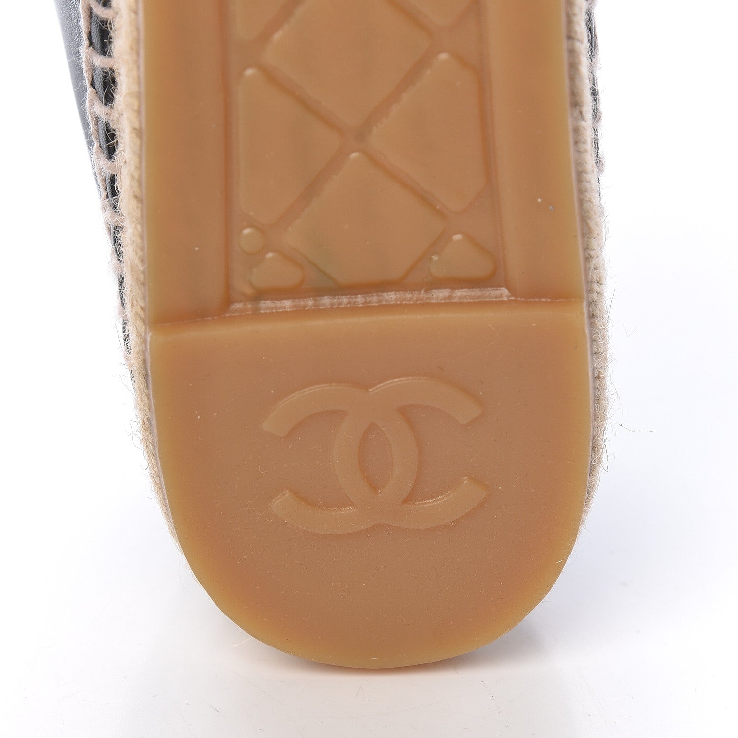 Chanel Lambskin CC Espadrilles 39 Black 8 of 12