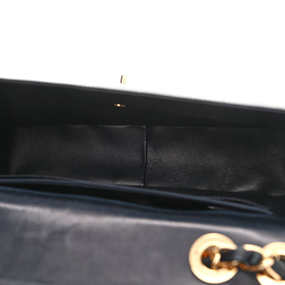 Chanel Alligator Jumbo Single Flap Dark Blue 5 of 10