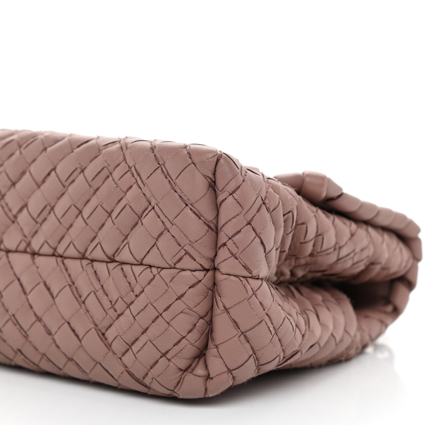 Nappa Intrecciato Stitched Small Olimpia Shoulder Bag Watteau