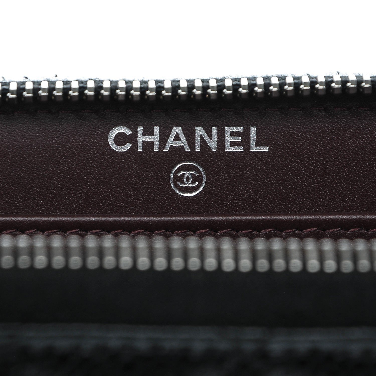 Chanel Caviar Quilted Large Gusset Zip Around Wallet Black 7 of 8