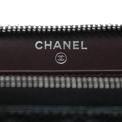Chanel Caviar Quilted Large Gusset Zip Around Wallet Black 7 of 8