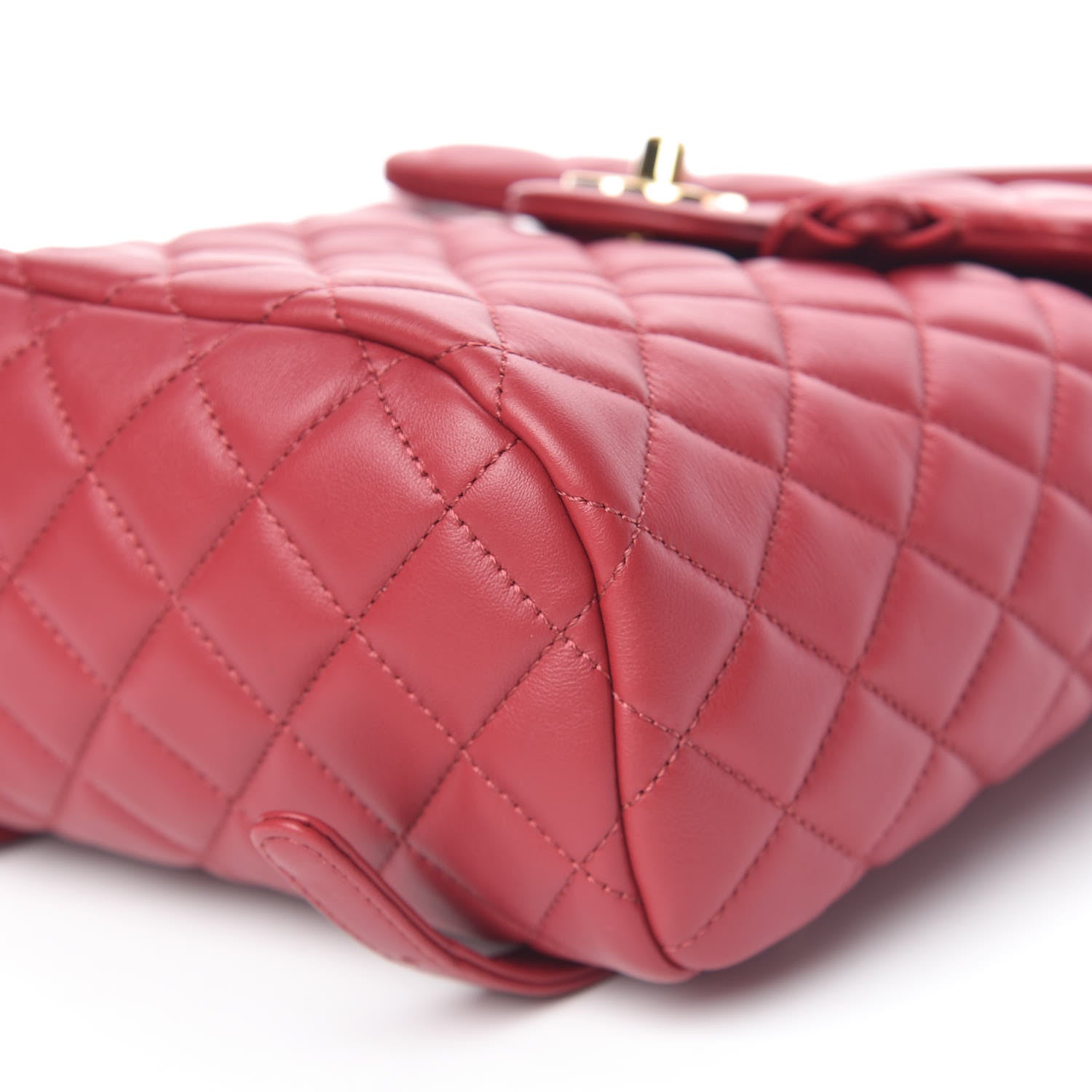 Chanel Calfskin Quilted Mini Urban Spirit Backpack Red 6 of 12