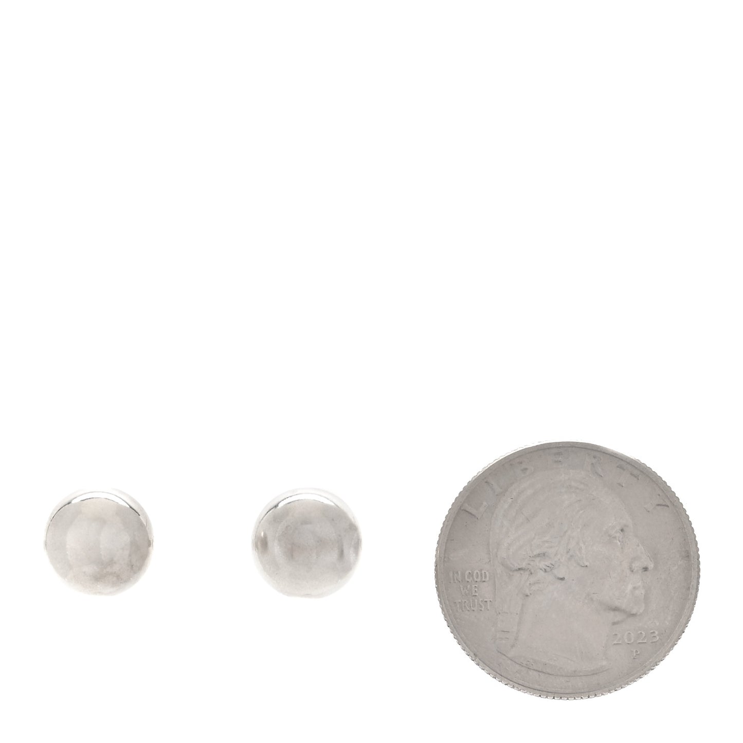 Sterling Silver 10mm HardWear Ball Earrings