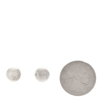 Tiffany Sterling Silver 10mm HardWear Ball Earrings 2 of 8